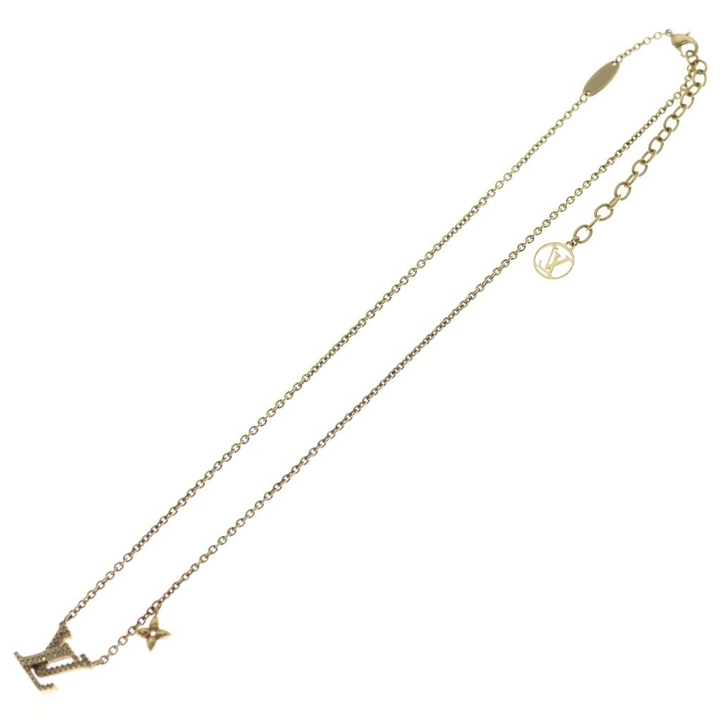 Louis Vuitton LV Iconic Necklace Rhinestone Gold Plated — view 2