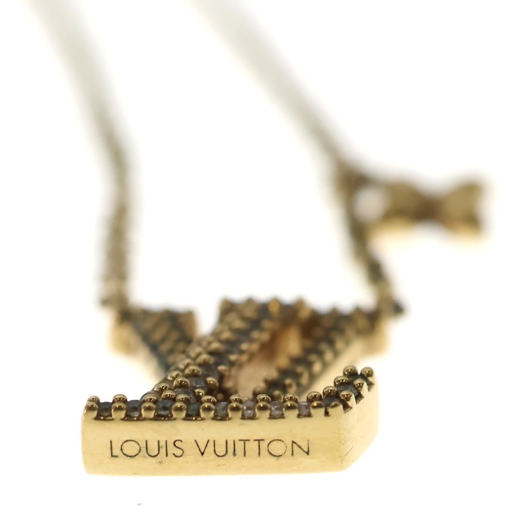 Louis Vuitton LV Iconic Necklace Rhinestone Gold Plated — view 5