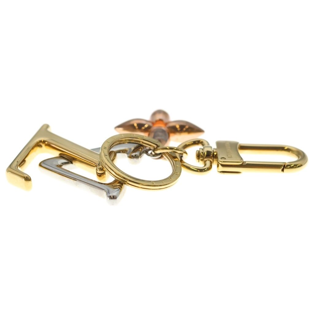 Louis Vuitton Porte Cles LV New Wave Key Sling Bag Charm Key Gold Silver Pink — view 3
