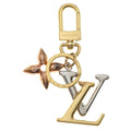 Louis Vuitton Porte Cles LV New Wave Key Sling Bag Charm Key Gold Silver Pink