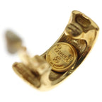 Chanel Motif Big Hoop Earrings Gold — view 6