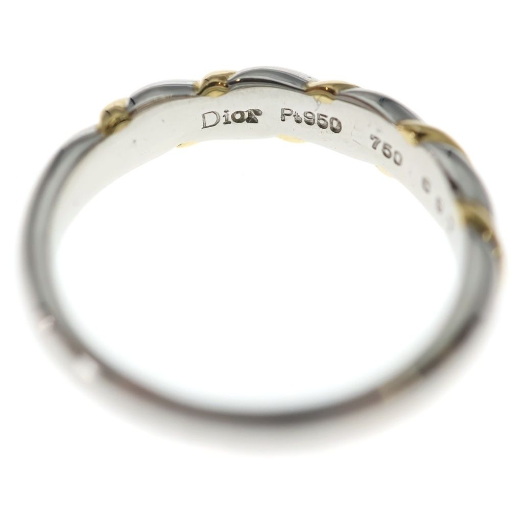 Dior Twist Ring Gold Silver 750