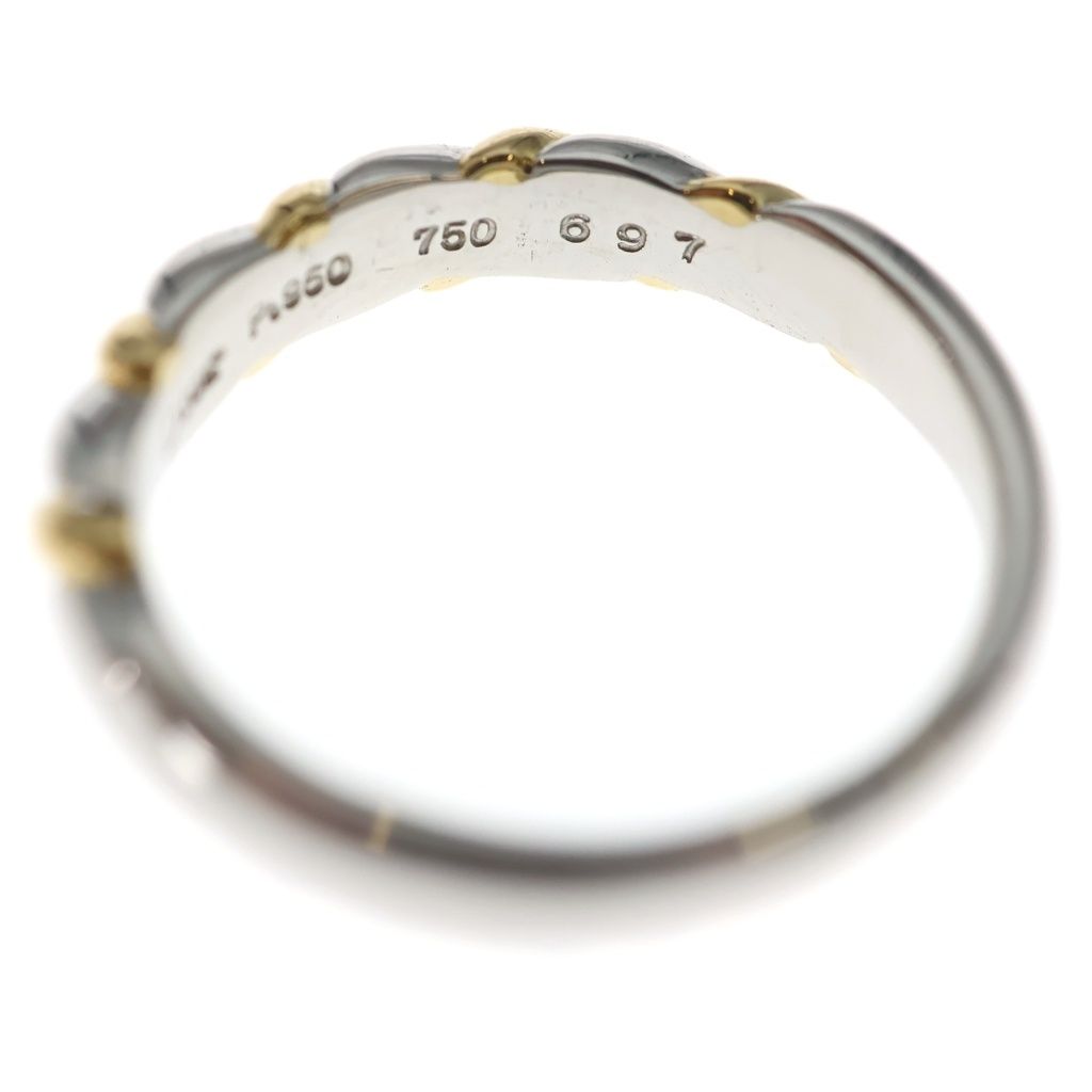 Dior Twist Ring Gold Silver 750