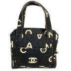 Chanel Handbag Pattern Icon CC Logo Canvas Black — view 2