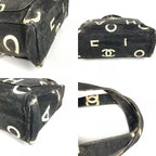 Chanel Handbag Pattern Icon CC Logo Canvas Black — view 7