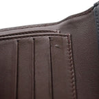 Chanel Quilted Trifold Wallet Compact Coin Case Black Lambskin Gold — view 5