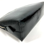 Louis Vuitton Makeup Pouch Pochette Cosmetic Epi Electric Cles the Noir Black — view 8
