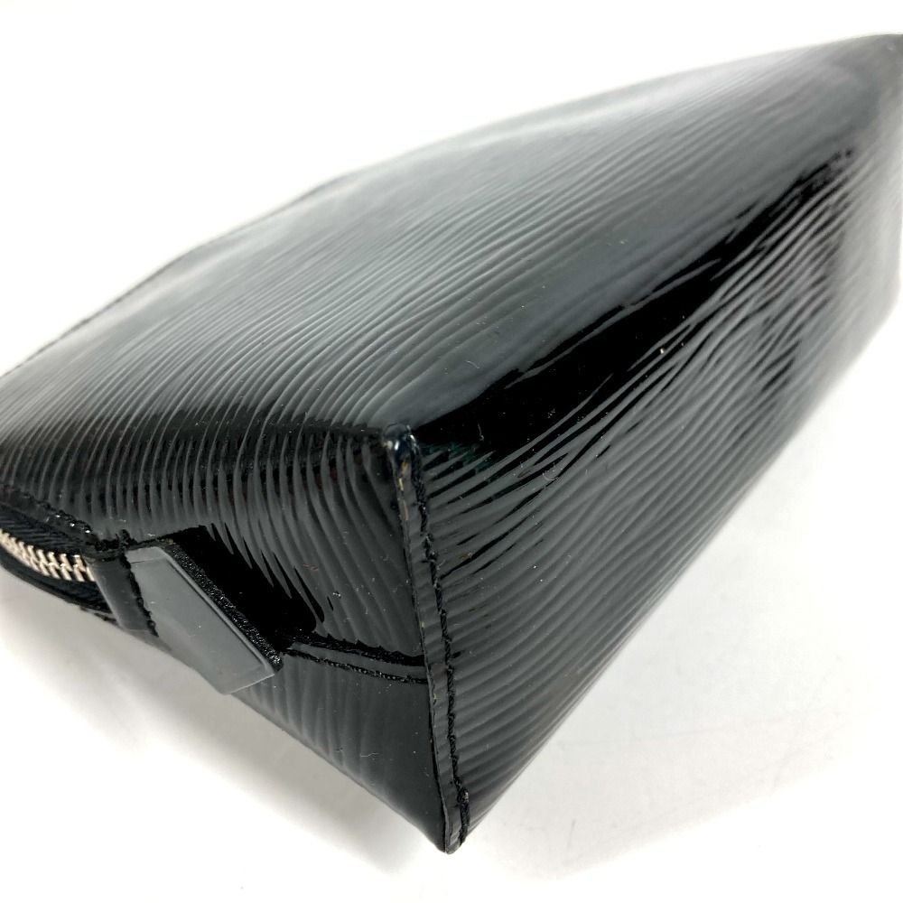 Louis Vuitton Makeup Pouch Pochette Cosmetic Epi Electric Cles the Noir Black — view 8