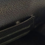 Chanel Turnlock Wallet Card Case Black Caviar Leather Silver — view 5