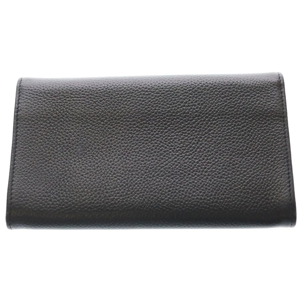 Chanel Turnlock Wallet Card Case Black Caviar Leather Silver — view 2