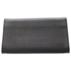 Chanel Turnlock Wallet Card Case Black Caviar Leather Silver — view 2