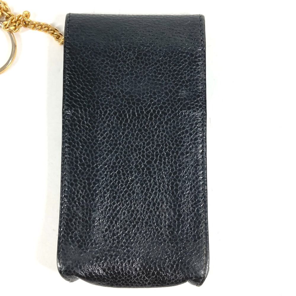 Chanel Cigarette Case CC Logo Caviar Leather Black — view 2