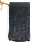 Chanel Cigarette Case CC Logo Caviar Leather Black — view 2