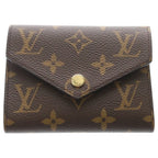 Louis Vuitton Monogram Portefeuille Victorine Trifold Wallet Brown Rose Valley