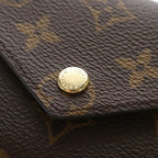 Louis Vuitton Monogram Portefeuille Victorine Trifold Wallet Brown Rose Valley — view 5