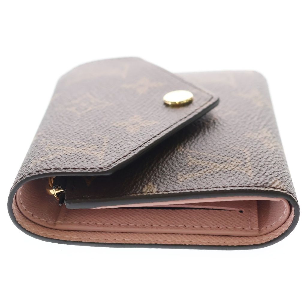 Louis Vuitton Monogram Portefeuille Victorine Trifold Wallet Brown Rose Valley — view 3