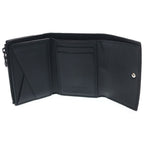 Louis Vuitton Monogram Shadow Victor Wallet Leather Trifold Compact Noir Black — view 4