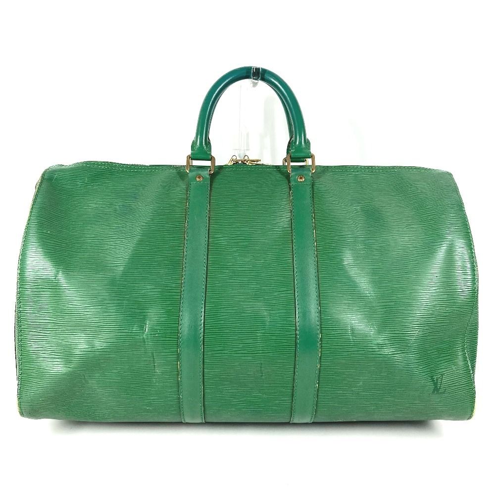 Louis Vuitton Boston Bag Keepall 45 Epi Leather Borneo Green — view 2