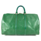 Louis Vuitton Boston Bag Keepall 45 Epi Leather Borneo Green — view 2