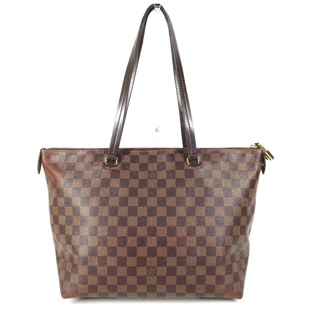 Louis Vuitton Tote Jena MM Shoulder MM Damier Canvas Ebene Brown — view 2
