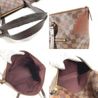 Louis Vuitton Tote Jena MM Shoulder MM Damier Canvas Ebene Brown — view 8