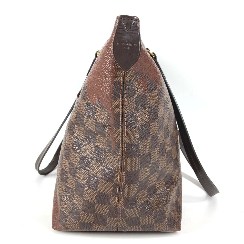 Louis Vuitton Tote Jena MM Shoulder MM Damier Canvas Ebene Brown — view 3