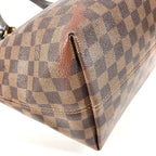 Louis Vuitton Tote Jena MM Shoulder MM Damier Canvas Ebene Brown — view 7