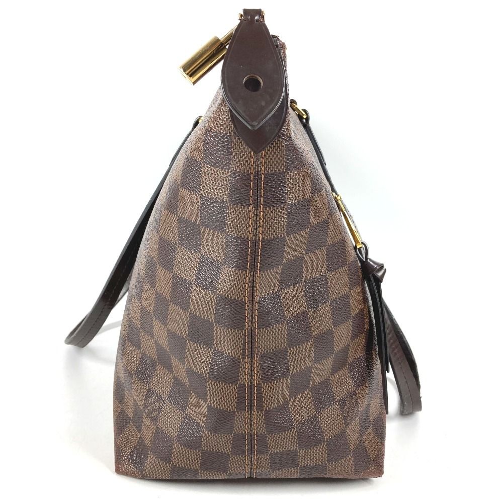 Louis Vuitton Tote Jena MM Shoulder MM Damier Canvas Ebene Brown — view 4