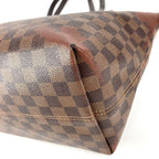 Louis Vuitton Tote Jena MM Shoulder MM Damier Canvas Ebene Brown — view 6