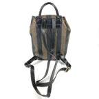 Fendi Backpack Pecan Logo Leather Khaki — view 2