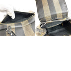 Fendi Backpack Pecan Logo Leather Khaki — view 9