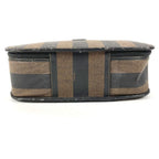 Fendi Handbag Pecan Logo Leather Khaki — view 5