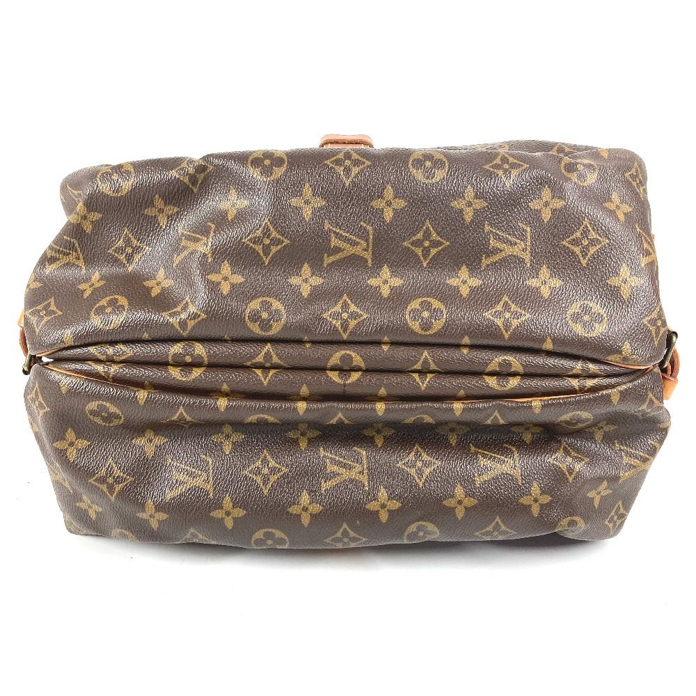 Louis Vuitton Shoulder Bag Saumur 35 Monogram Canvas Brown — view 5