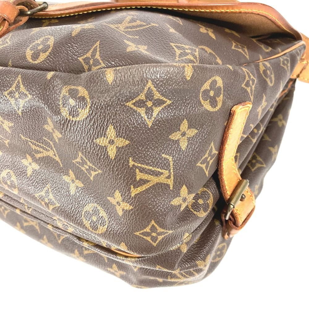 Louis Vuitton Shoulder Bag Saumur 35 Monogram Canvas Brown — view 6