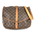 Louis Vuitton Shoulder Bag Saumur 35 Monogram Canvas Brown