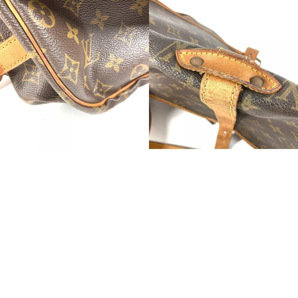 Louis Vuitton Shoulder Bag Saumur 35 Monogram Canvas Brown — view 9