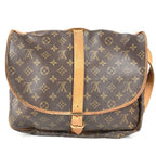 Louis Vuitton Shoulder Bag Saumur 35 Monogram Canvas Brown — view 2