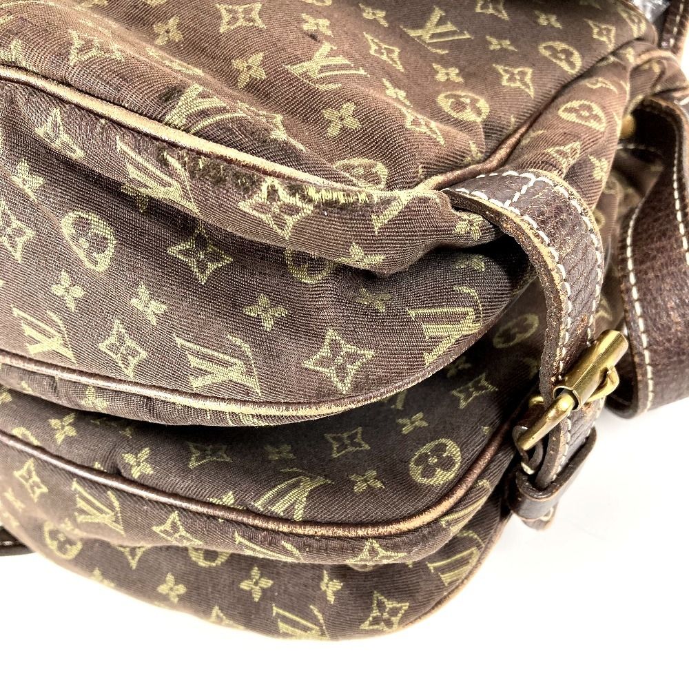 Louis Vuitton Shoulder Bag Saumur 30 Monogram Mini Lin Canvas Brown — view 6