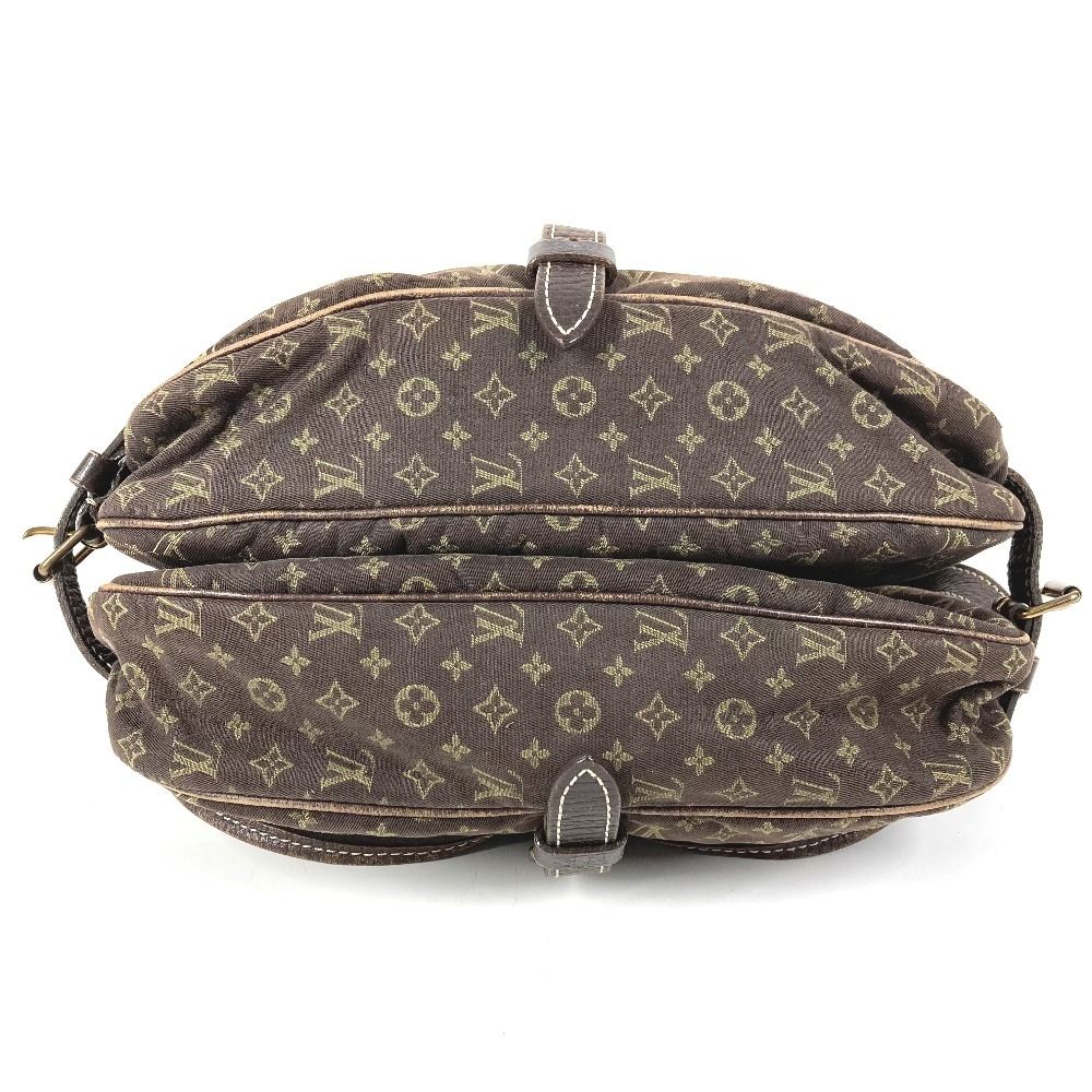 Louis Vuitton Shoulder Bag Saumur 30 Monogram Mini Lin Canvas Brown — view 5