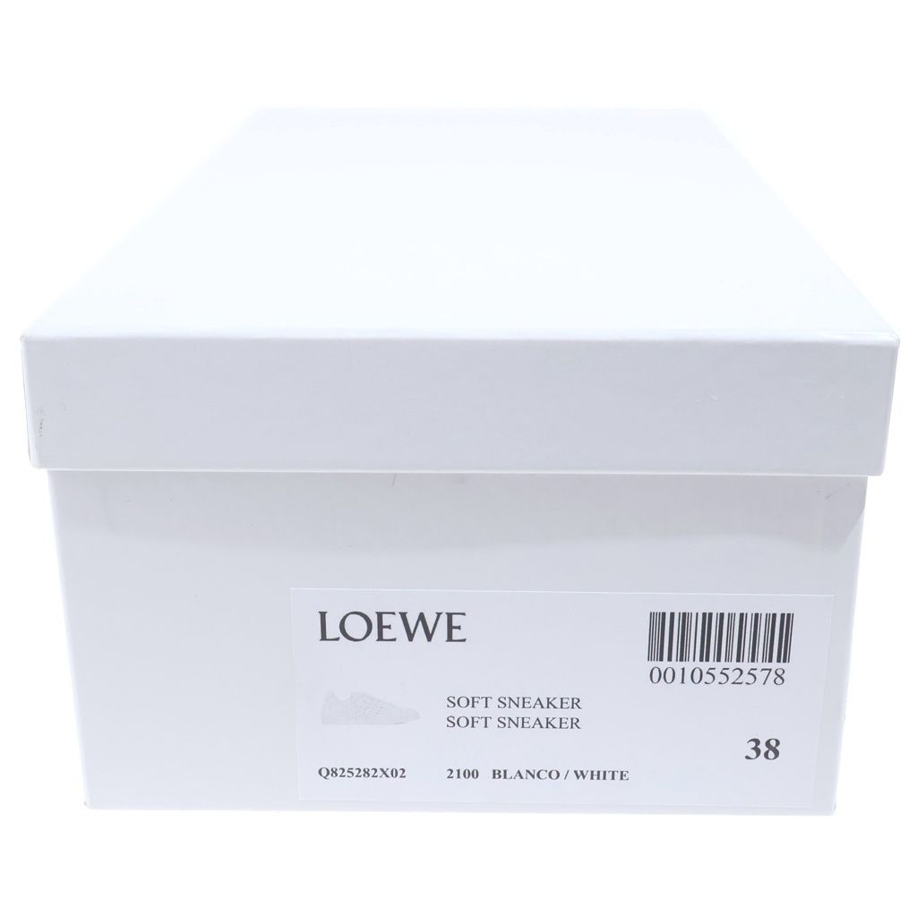 Loewe Anagram Leather Low Cut Sneakers White — view 7