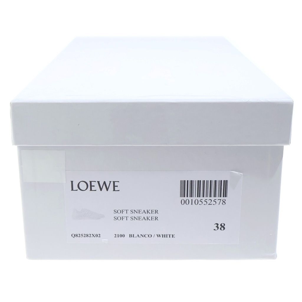 Loewe Anagram Leather Low Cut Sneakers White — view 7
