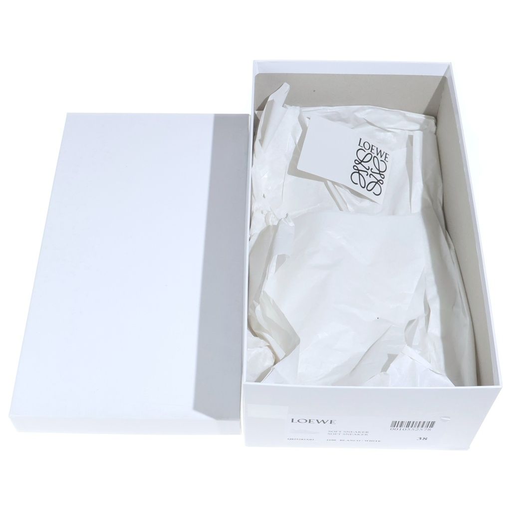 Loewe Anagram Leather Low Cut Sneakers White — view 6