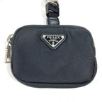 Prada Tall Pet Logo Pouch Nylon Black — view 3