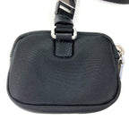 Prada Tall Pet Logo Pouch Nylon Black — view 4