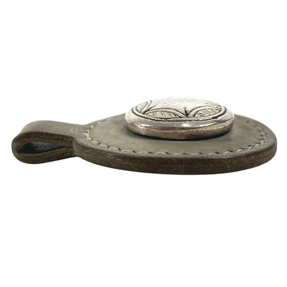 Hermes Pendant Touareg Leather Silver — view 4