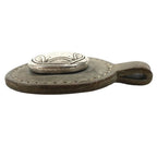 Hermes Pendant Touareg Leather Silver — view 3