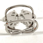 Hermes Scarf Ring Bride de Gala Metal Silver — view 5