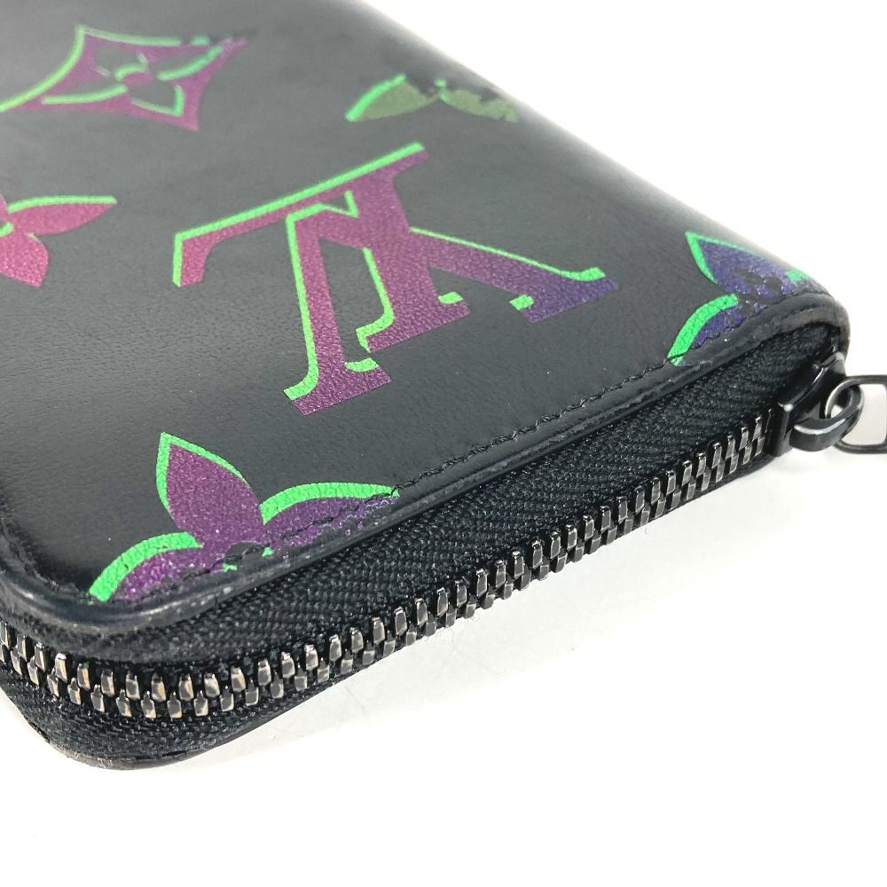 Louis Vuitton Wallet Zippy Vertical Leather Black — view 6