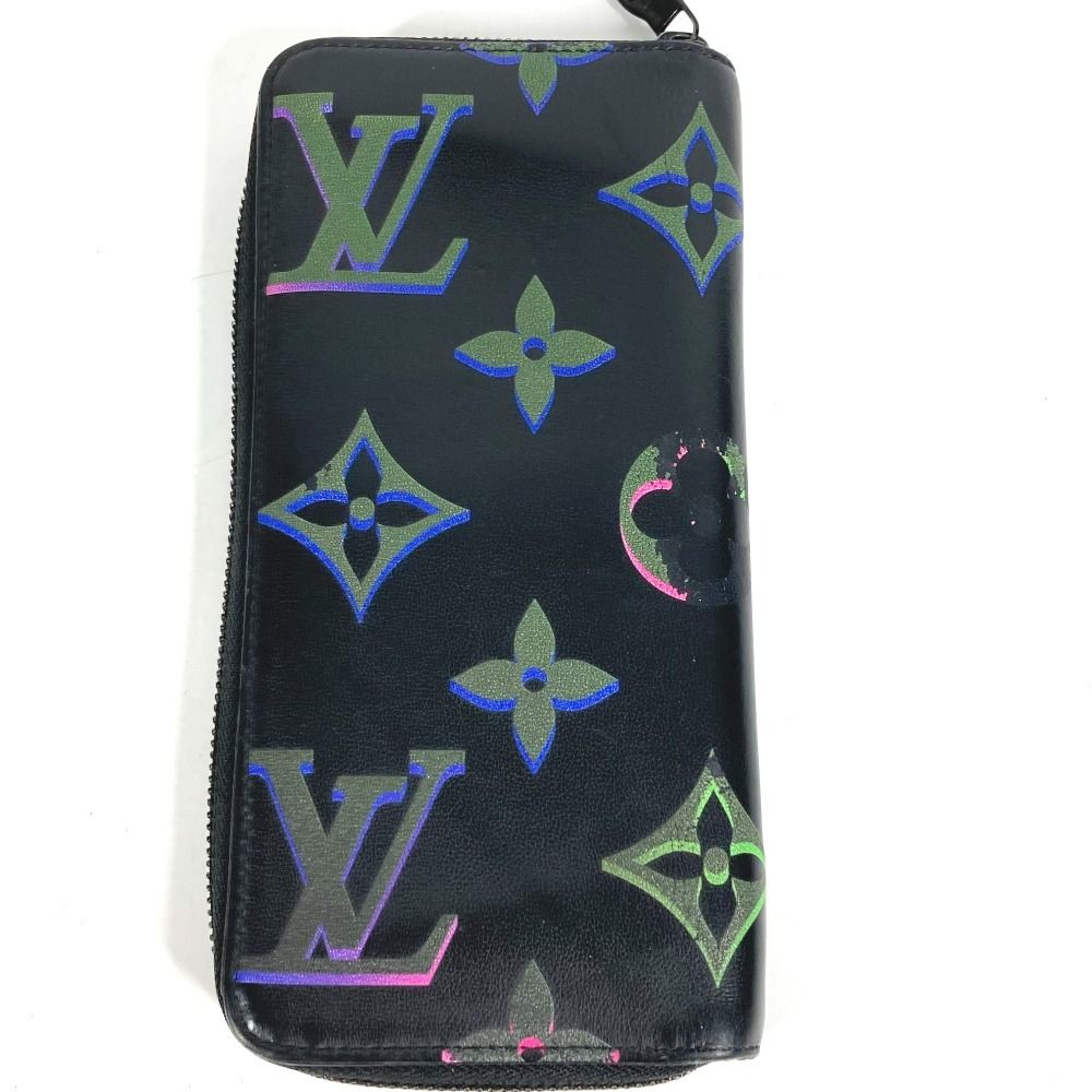 Louis Vuitton Wallet Zippy Vertical Leather Black — view 2
