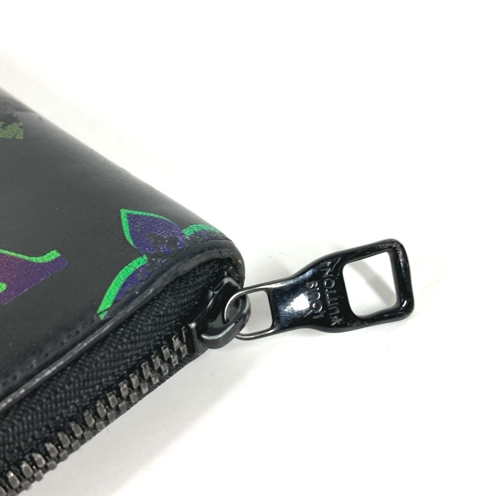 Louis Vuitton Wallet Zippy Vertical Leather Black — view 5